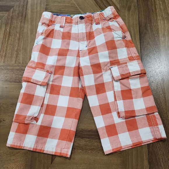 Mini Boden Bottoms Mini Boden Cargo Shorts Sz 1y Orange